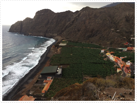 A farming town in La Gomera A farming town in La Gomera